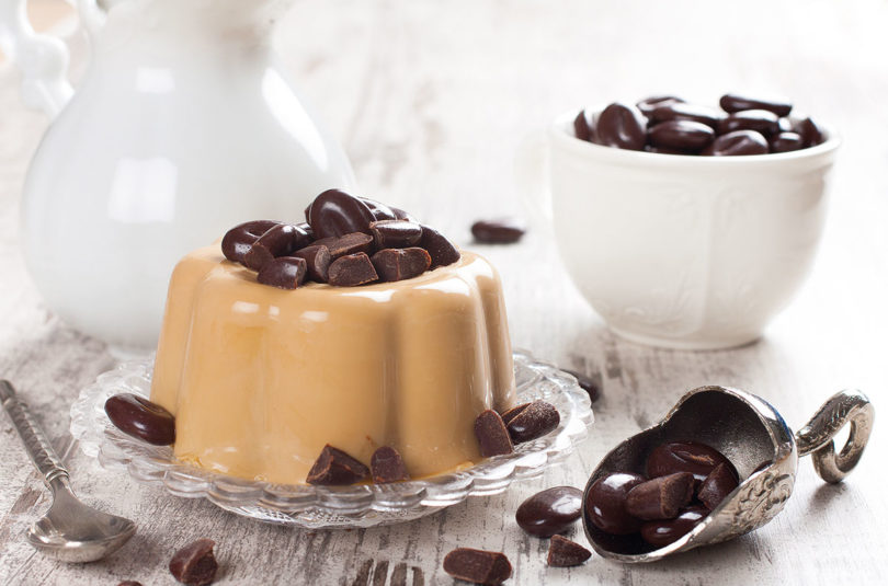 Panna cotta de café