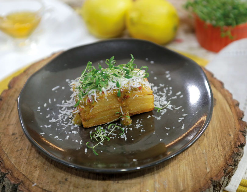 Mil folhas de Mandioca e Queijo da Serra da Canastra